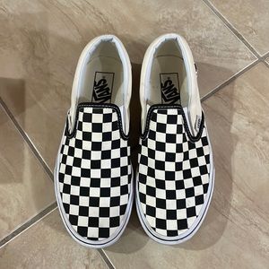 Vans checkered shoes